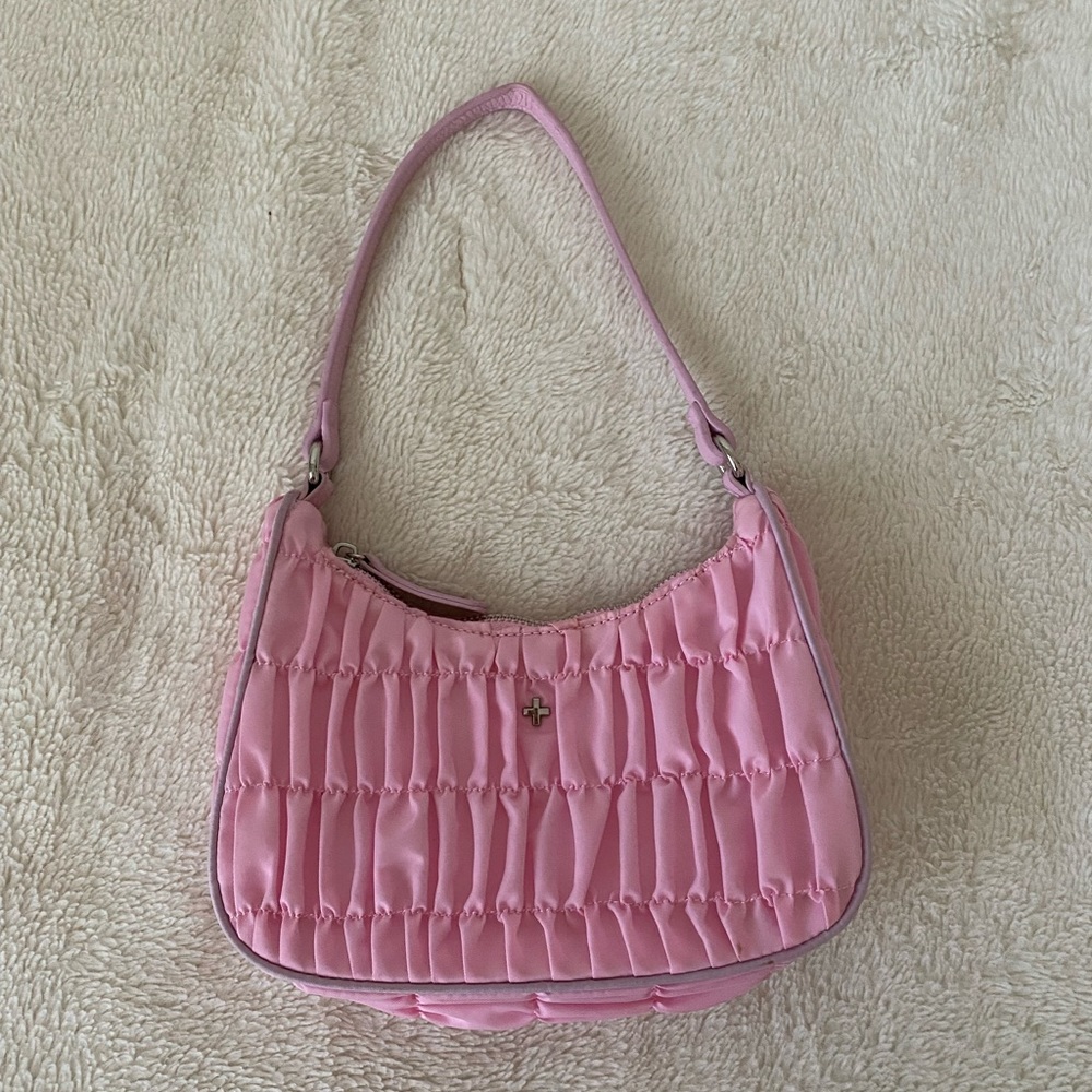Peta & Jain pink ruched bag